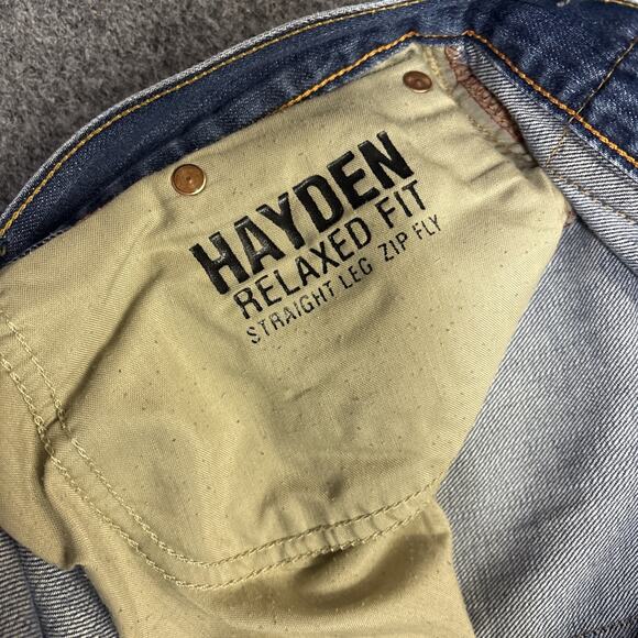 Ralph Lauren Polo Jeans Co Mens 38x36 Relaxed Straight Leg Hayden Jeans - Picture 4 of 9